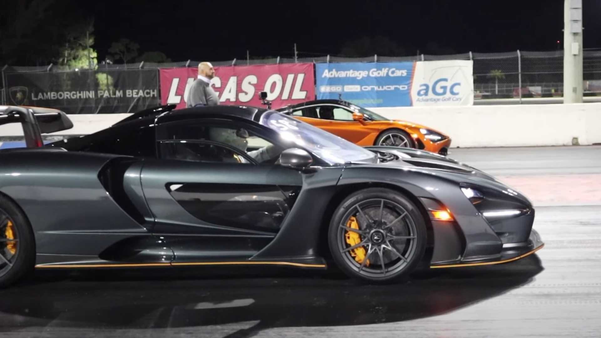 Senna Contra 720s Dois Titãs Da Mclaren Medem Forças Em Drag Race Automais 4165