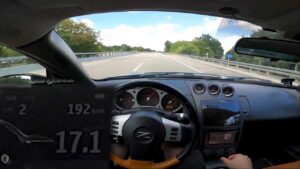 Nissan 350Z “a fundo” na autobahn mostra que velhos são os trapos thumbnail