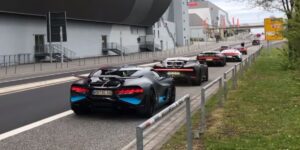 Bugatti reuniu quatro modelos no circuito de Nürburgring thumbnail