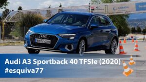 Versão híbrida plug-in do Audi A3 Sportback enfrentou o teste do alce thumbnail