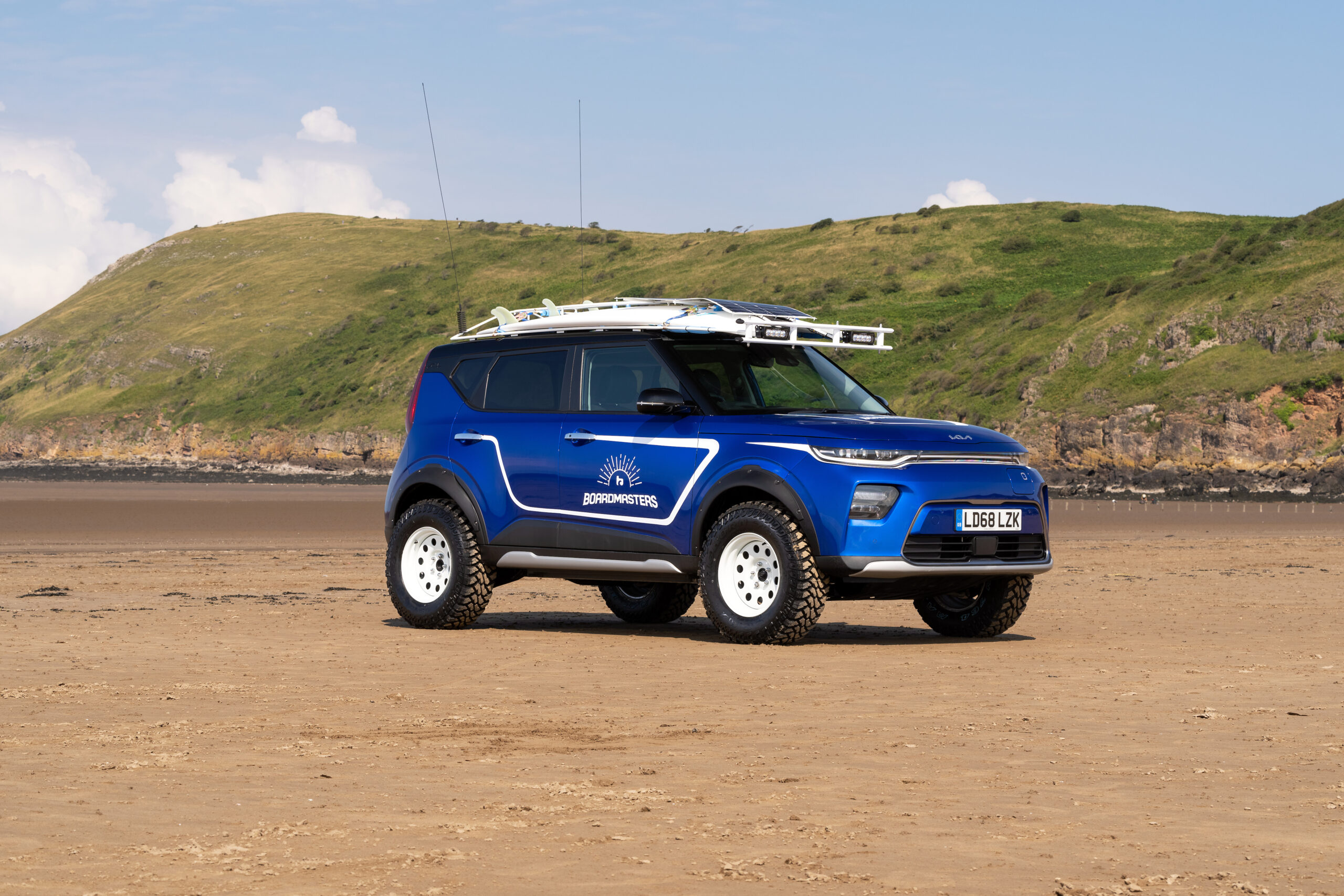 Kia Soul Ev Boardmasters Edition Reciclado Para As Praias Automais