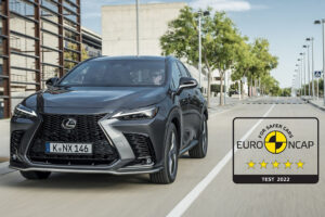 Lexus NX conquista cinco estrelas nos testes do Euro NCAP thumbnail