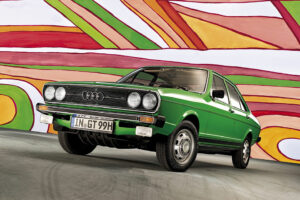 O Audi 80 foi apresentado há 50 anos nos Jogos Olímpicos de verão, em Munique thumbnail