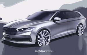 Škoda apresenta esboços da quarta geração do Superb thumbnail